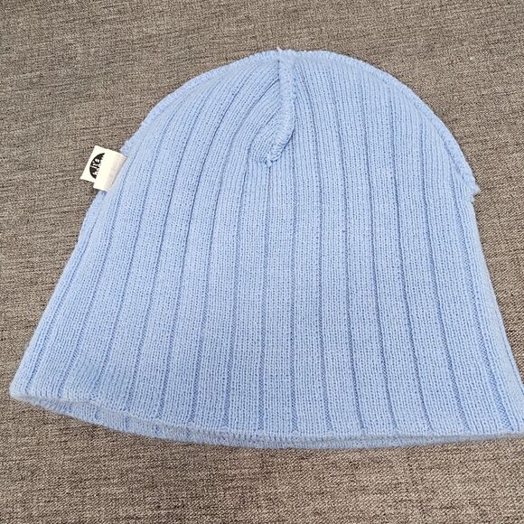 Jim Benton Happy Bunny Beanie Blue Knit “You're Just a Sissy” Acrylic Hat - Picture 9 of 11